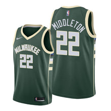 Load image into Gallery viewer, Khris Middleton Milwaukee Bucks #22 Icon Jersey