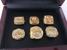 Load image into Gallery viewer, 6pcs/set 2000 2001 2002 2009 2010 2016 Los Angeles Basketball World Championship Ring