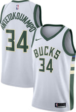 Load image into Gallery viewer, Milwaukee Bucks Giannis Antetokounmpo #34 Green Nike Swingman Jersey Men and Women
