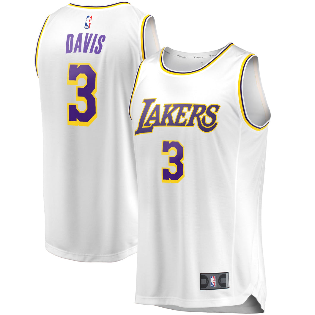 New Men's Los Angeles Lakers Anthony Davis Nike 2019/20  Jersey