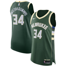 Load image into Gallery viewer, Milwaukee Bucks Giannis Antetokounmpo #34 Green Nike Swingman Jersey Men and Women
